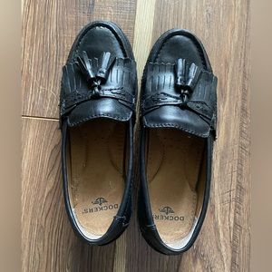 Dockers Black Leather Loafers